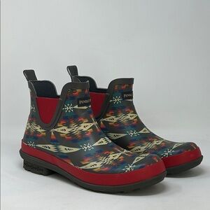 Pendleton Tucson Chelsea Rain Boots Southwestern Women’s Size 11 EU